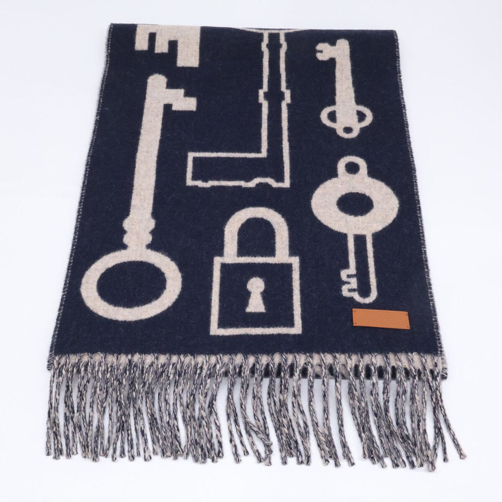 Hermes Kazak Keys Collection Cashmere Scarf — view 2