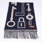 Hermes Kazak Keys Collection Cashmere Scarf — view 2