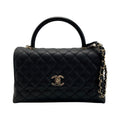 Chanel Coco Handle 29 Caviar Leather Black Chain Shoulder