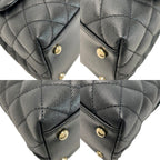 Chanel Coco Handle 29 Caviar Leather Black Chain Shoulder — view 7