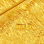 Chanel Brooch Vintage Quilted Diamond Gold Plated — view 5