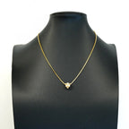 Dior Necklace Gold Plated Faux Pearl Rhinestone — view 5