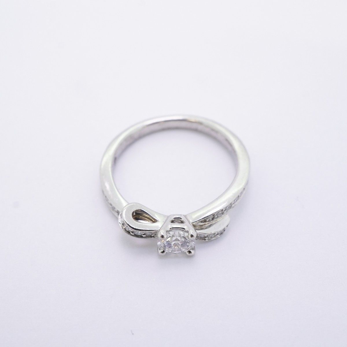 Chanel Ring Ribbon de Platinum Diamond — view 3