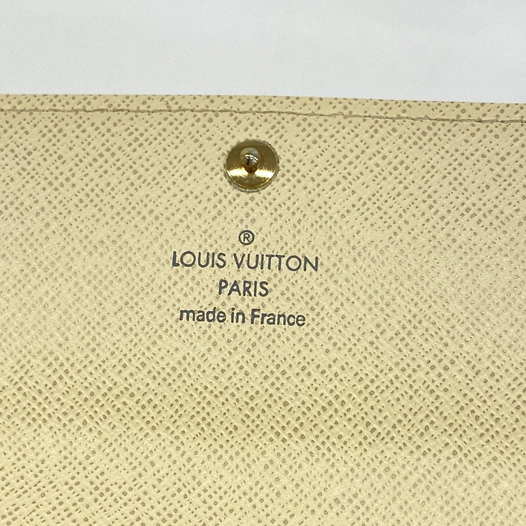 Louis Vuitton Wallet Damier Azur Portefeuille Sarah White — view 4