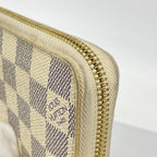 Louis Vuitton Wallet Damier Azur Zippy White — view 7