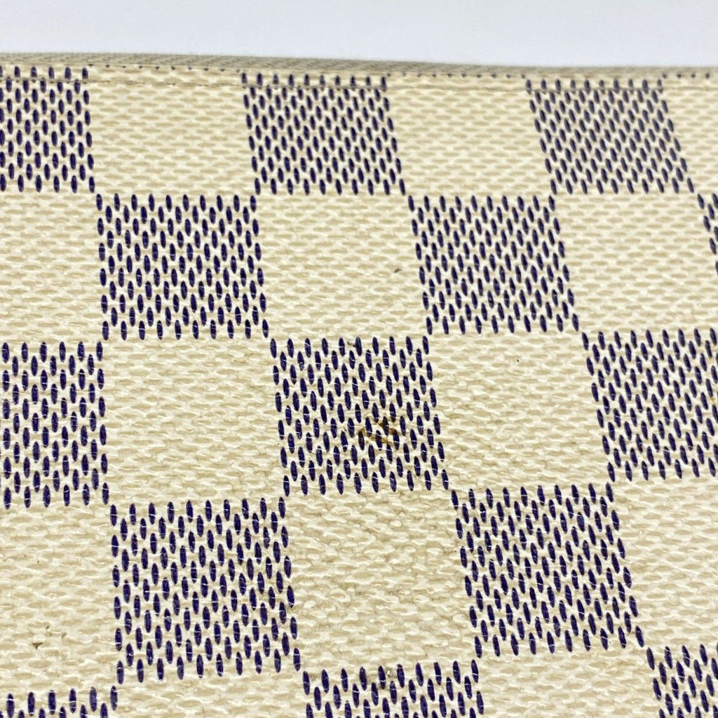 Louis Vuitton Wallet Damier Azur Zippy White — view 9