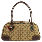 Gucci Princi GG Mini Boston Tote Canvas