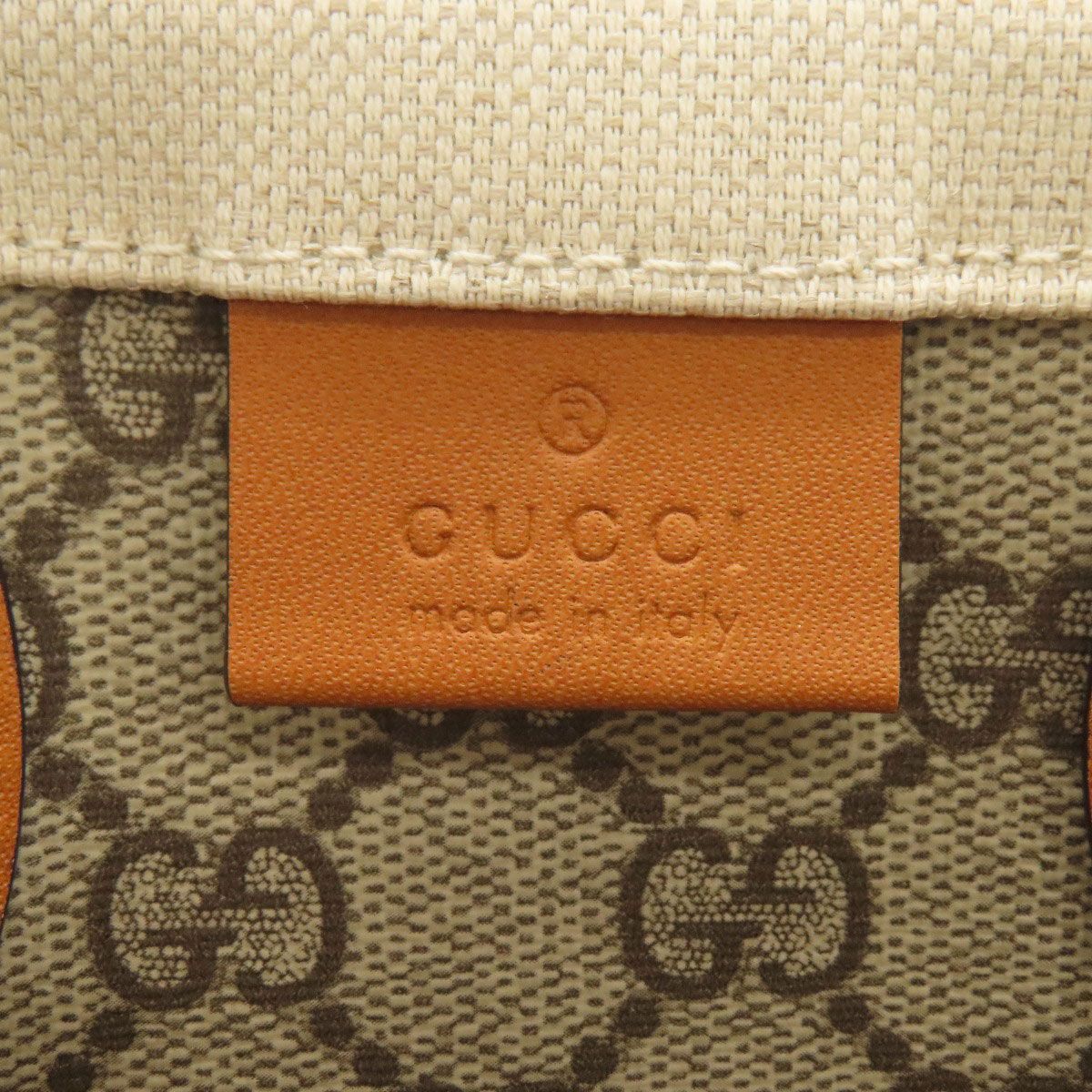 Gucci Print 2-Way Handbag Canvas — view 7