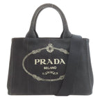 Prada Canapa 2-Way Handbag Canvas