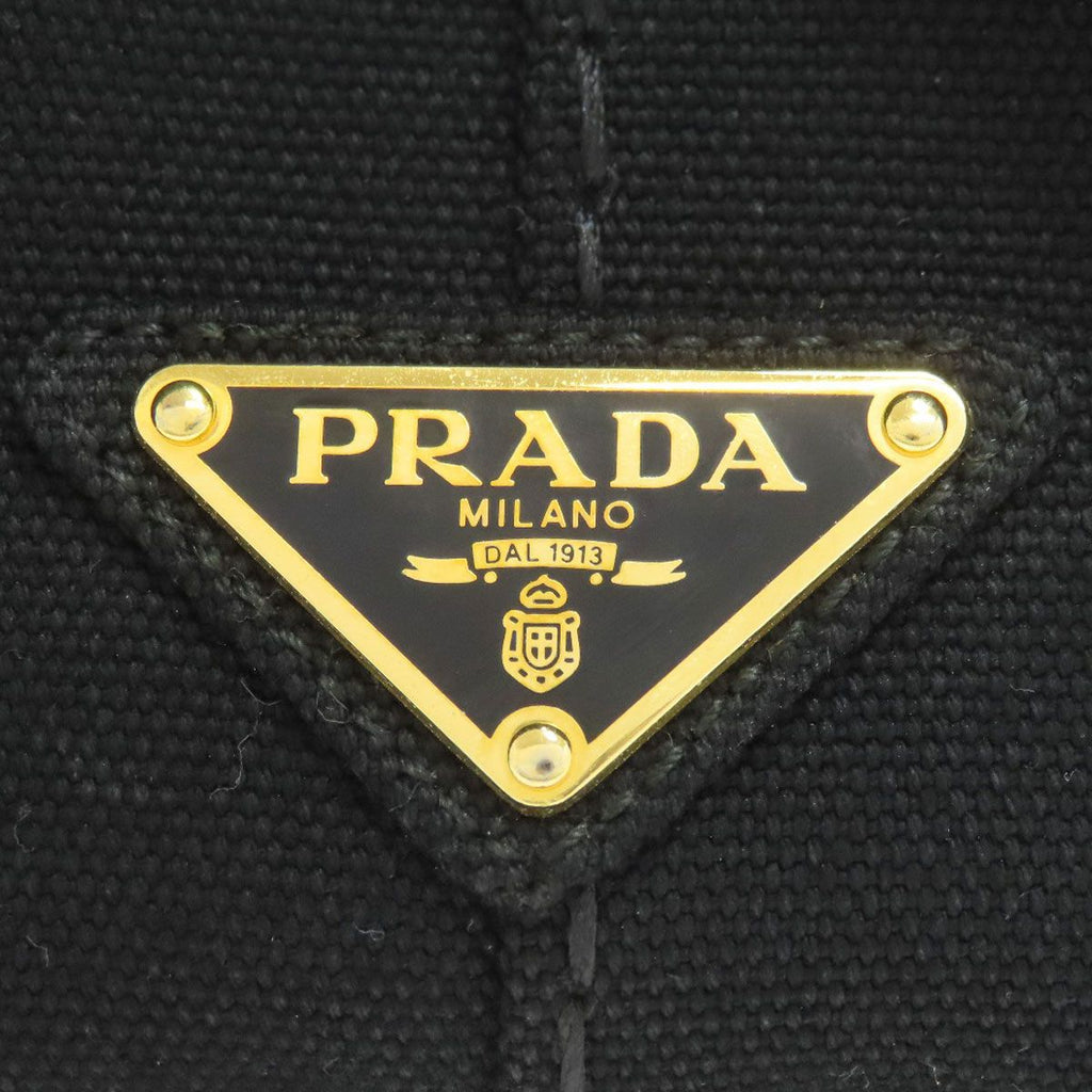 Prada Canapa 2-Way Handbag Canvas — view 9