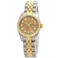 Rolex Datejust Diamond Watch SS Yellow Gold 18k