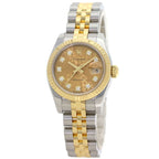 Rolex Datejust Diamond Watch SS Yellow Gold 18k