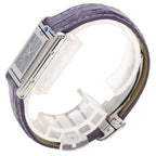 Cartier Tank Basculant Watch SS Leather — view 3