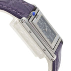 Cartier Tank Basculant Watch SS Leather — view 7