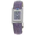 Cartier Tank Basculant Watch SS Leather
