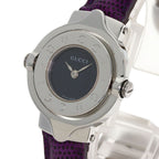 Gucci Turnface Watch SS Leather — view 3