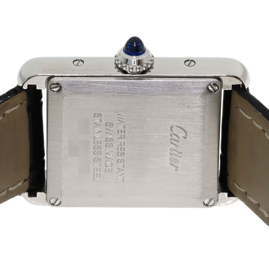 Cartier Tank Must SM Watch SS Leather — view 7