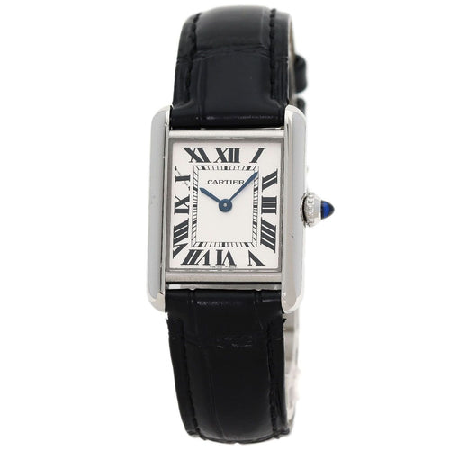 Cartier Tank Must SM Watch SS Leather