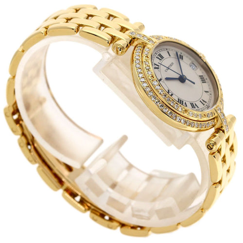 Cartier Panthère Vlc Bezel Diamond Watch 18k Yellow Gold — view 2
