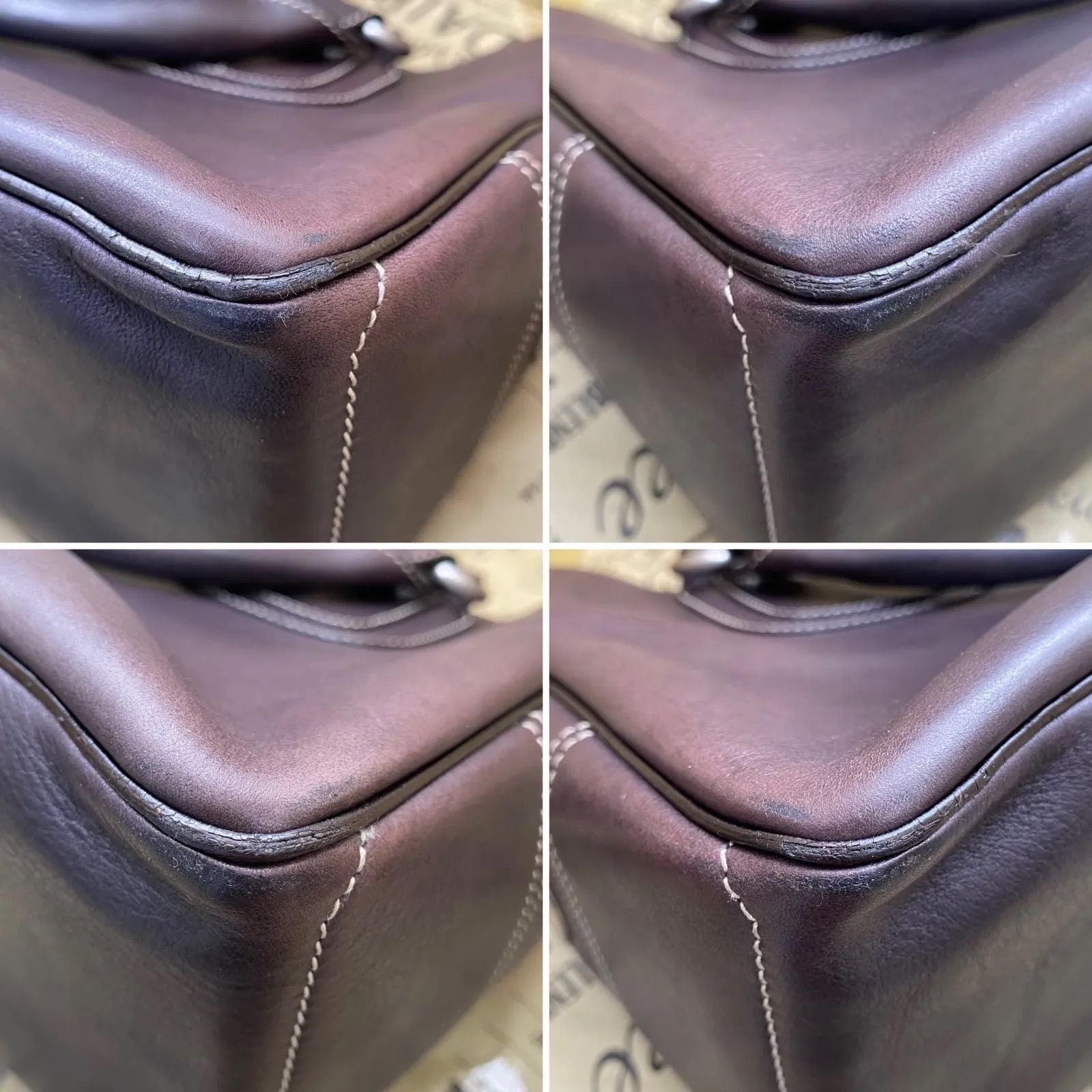 Celine Hand Tote Boogie Leather Brown — view 7