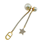 Dior CD Logo Star Earrings