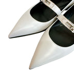 Hermes Kelly Buckle Ballet Shoes — view 4