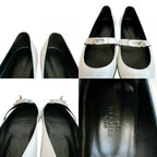 Hermes Kelly Buckle Ballet Shoes — view 8