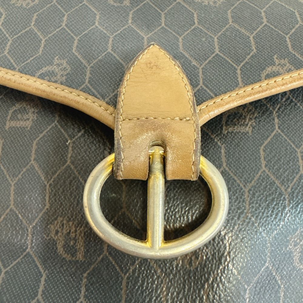 Dior Vintage CD Logo Pochette Honeycomb Shoulder — view 6