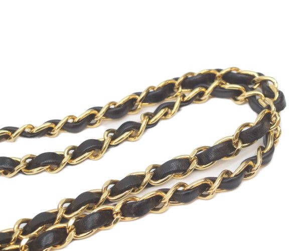 Chanel Black Lamb Gold Quilted 23 Shoulder — view 7