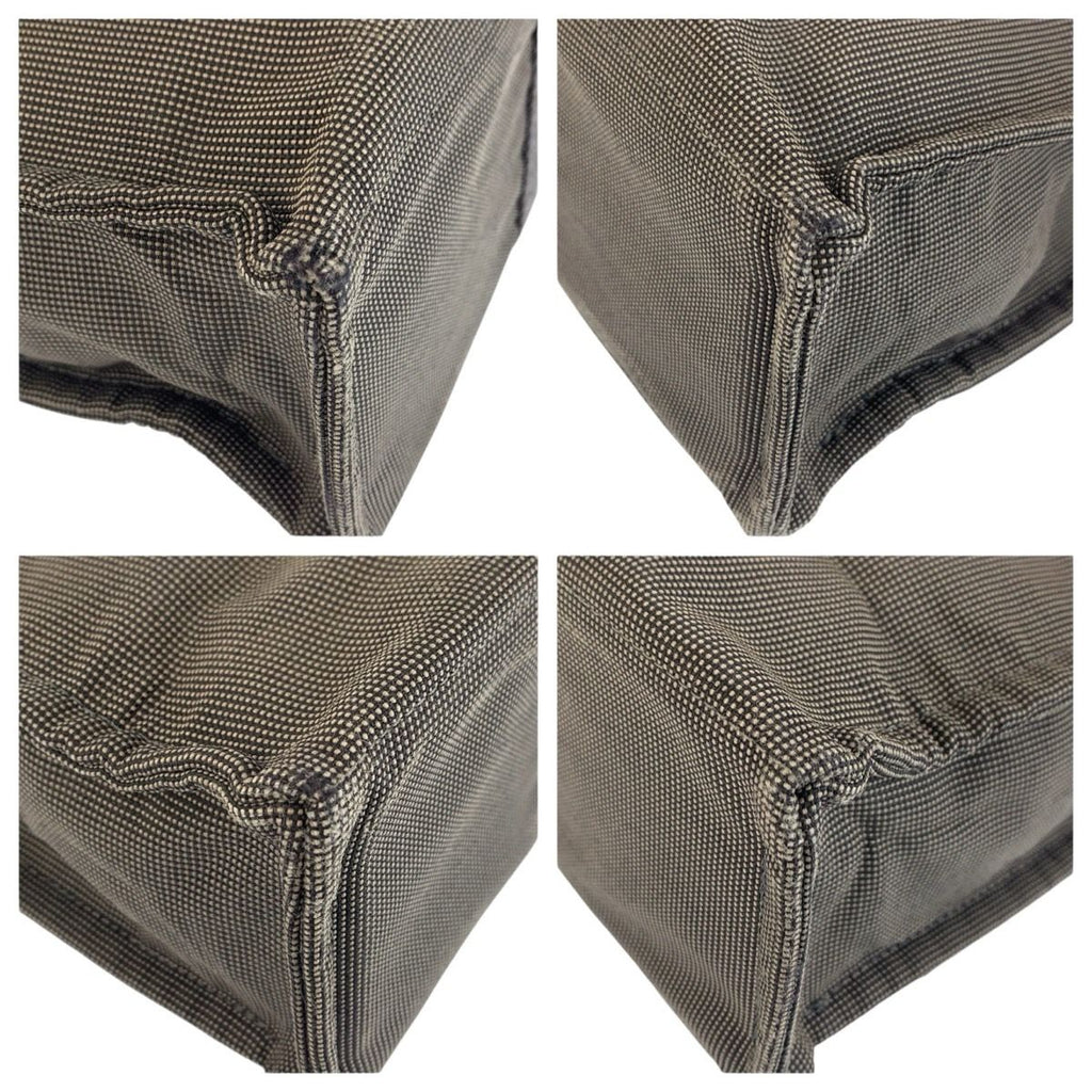 Hermes Her Line Gray Silver Polyamide Polyester Tote — view 4