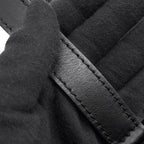 Fendi Handbag Zucchino Shoulder Canvas Leather Bag Black — view 9