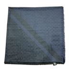 Gucci GG Line Shawl Wool Silk Scarf