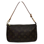 Louis Vuitton Pochette Monogram Handbag Canvas