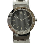 Bvlgari Watch SS Quartz Black Dial