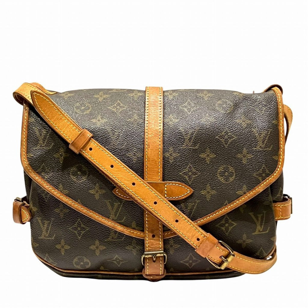 Louis Vuitton Saumur 30 Monogram Shoulder Bag Canvas
