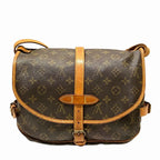 Louis Vuitton Saumur 30 Monogram Shoulder Bag Canvas — view 2