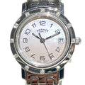 Hermes Cles Watch SS Quartz Pink Shell Dial