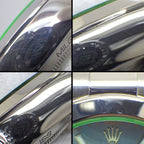 Rolex Watch Milgauss Roulett Luminous Index Hand Sunray Blue Dial Green — view 7
