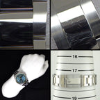 Rolex Watch Milgauss Roulett Luminous Index Hand Sunray Blue Dial Green — view 9
