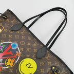 Louis Vuitton Monogram Neverfull My LV World Tour Tote Name Brown — view 8