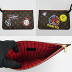 Louis Vuitton Monogram Neverfull My LV World Tour Tote Name Brown — view 7