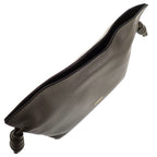 Loewe Flamenco Clutch Mini 2-Way Shoulder Handbag Nappa Calfskin Dark Khaki Gold — view 5