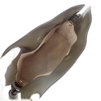 Loewe Flamenco Clutch Mini 2-Way Shoulder Handbag Nappa Calfskin Dark Khaki Gold — view 7