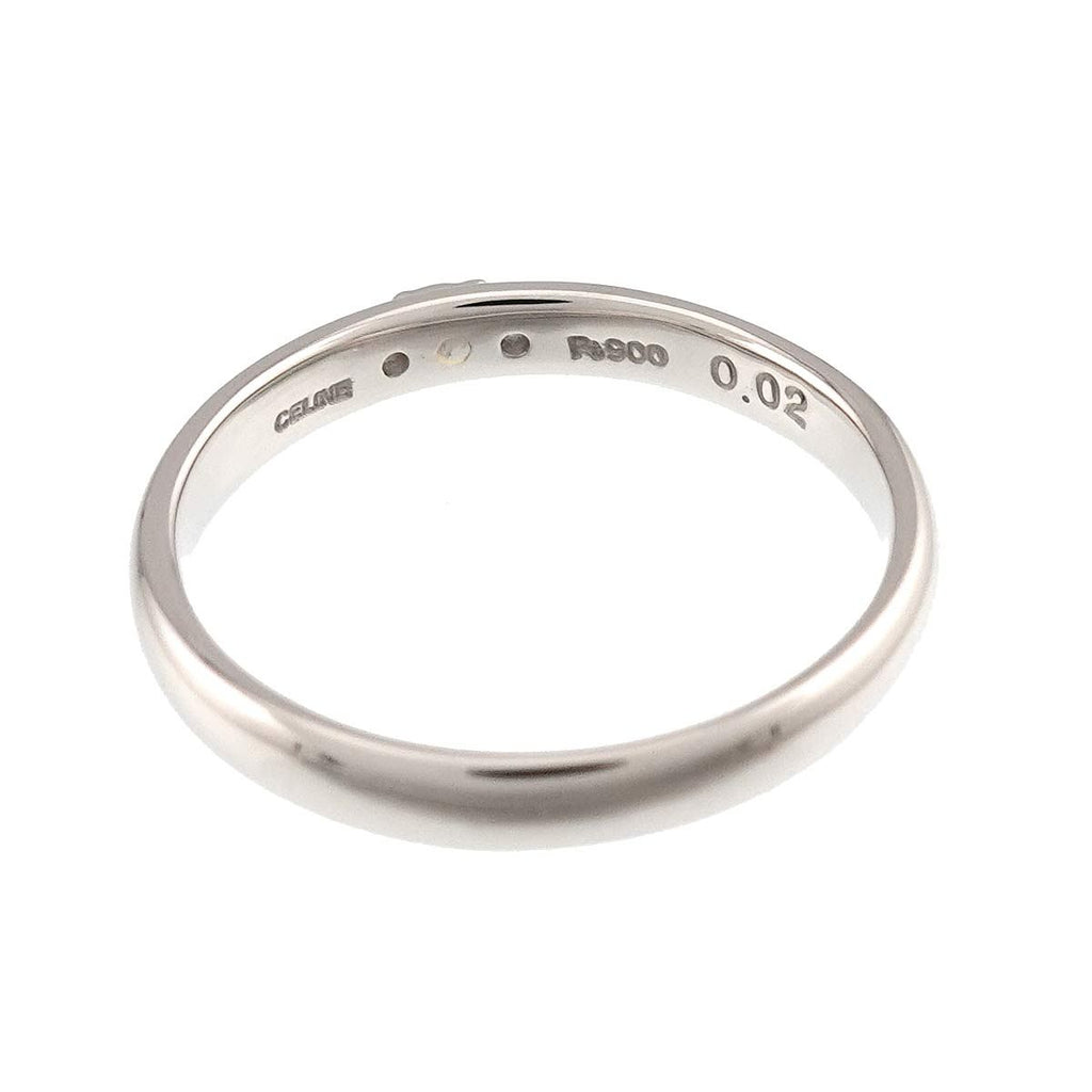Celine Macadam Ring Diamond Pt Platinum 18k YG Yellow Gold — view 3