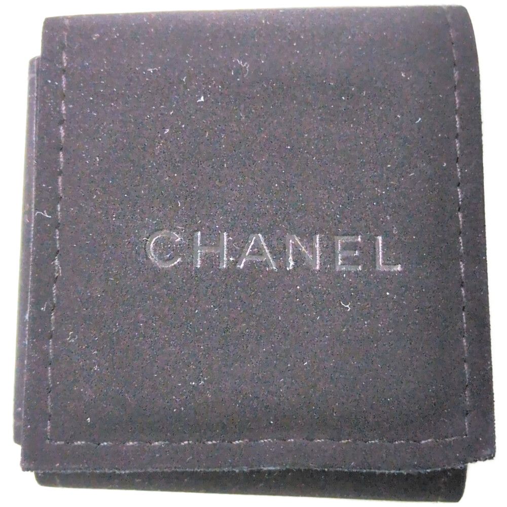 Chanel CC Logo Single Costume Stud Faux Pearl Earrings Alloy Gold — view 5