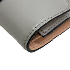 Louis Vuitton Portefeuille Pont Neuf Leather Trifold Wallet Gray — view 4