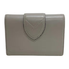 Louis Vuitton Portefeuille Pont Neuf Leather Trifold Wallet Gray — view 2