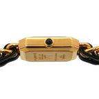 Chanel Premiere S Vintage Watch Black Gold Quartz — view 5