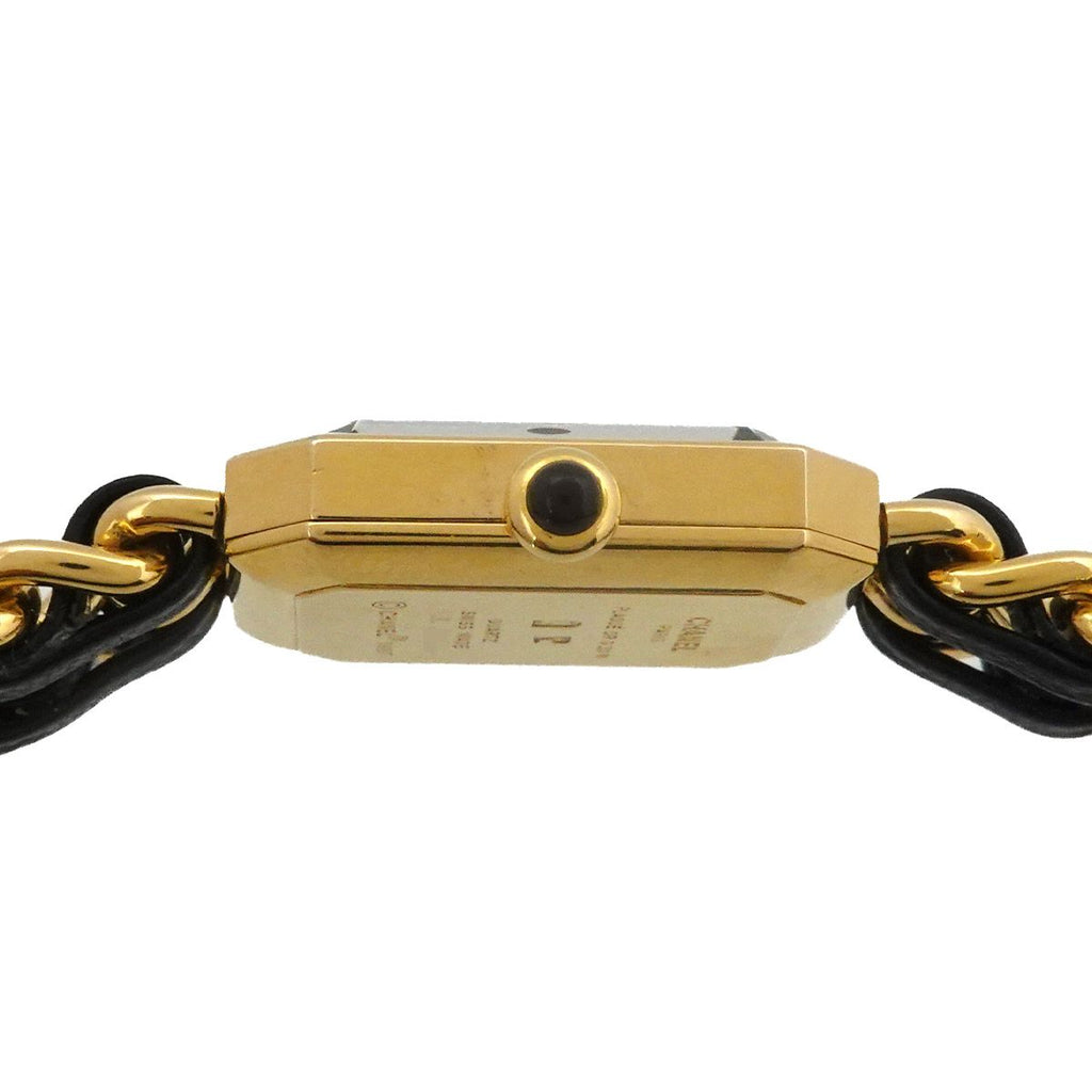 Chanel Premiere L Vintage Watch Black Gold — view 5