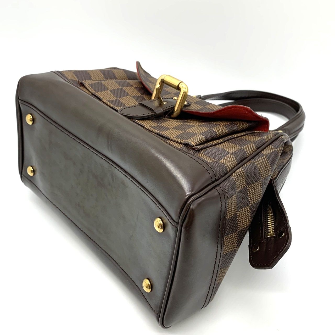 Louis Vuitton Knightsbridge Handbag Damier Azur Canvas Brown — view 3